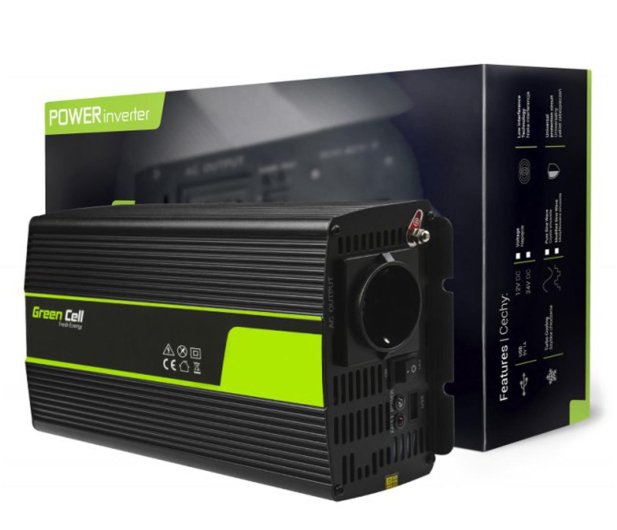 Green Cell Przetwornica napięcia 12V na 230V 1500W/3000W - 548236 - zdjęcie